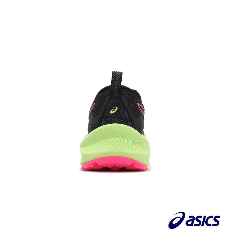 Asics 亞瑟士越野跑鞋Trabuco Max 2 女鞋黑粉紅緩震路跑運動鞋