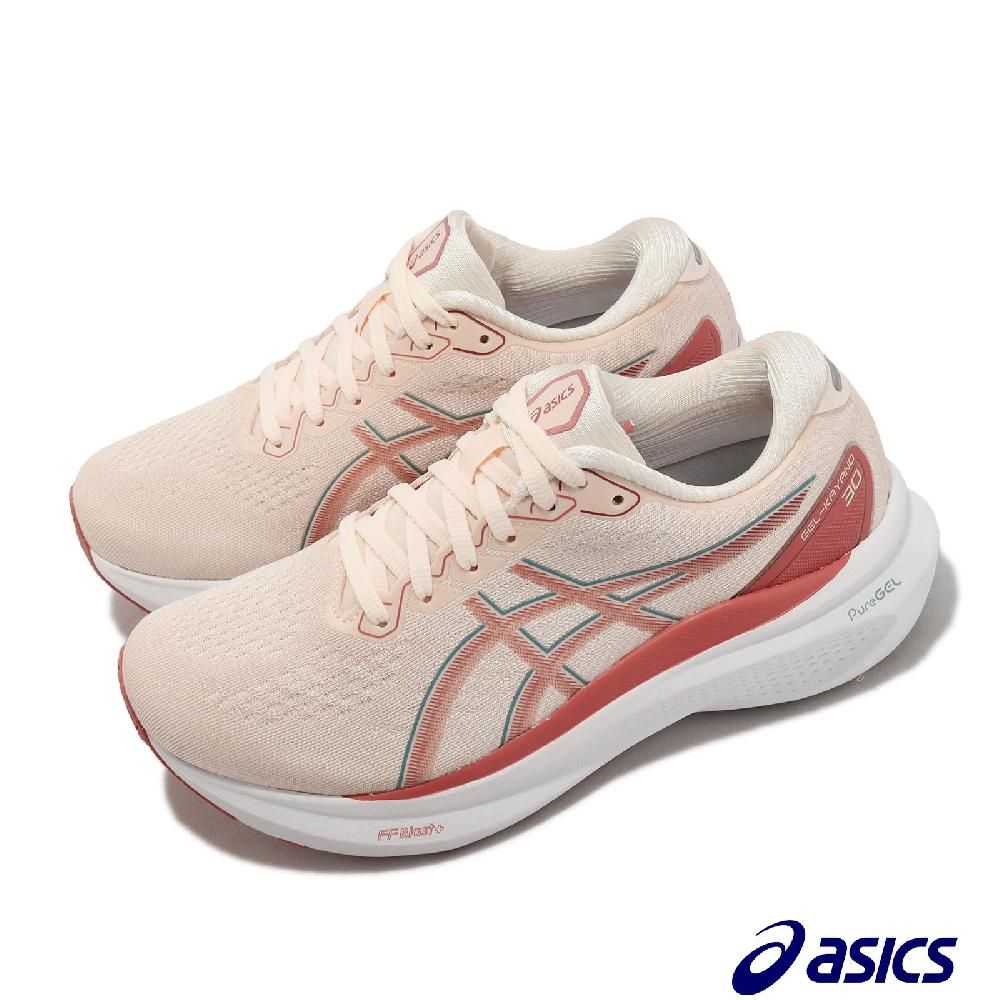 Asics 亞瑟士   慢跑鞋 GEL-Kayano 30 D 寬楦 女鞋 粉紅 白 支撐 亞瑟膠 4D引導穩定 1012B503700