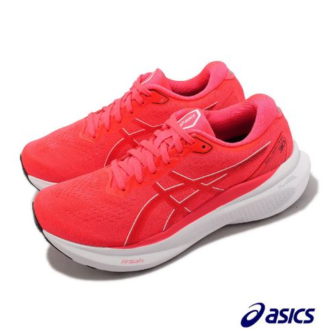 Asics 亞瑟士 慢跑鞋 GEL-Kayano 30 女鞋 紅 4D引導穩定 支撐 反光 路跑 1012B357701