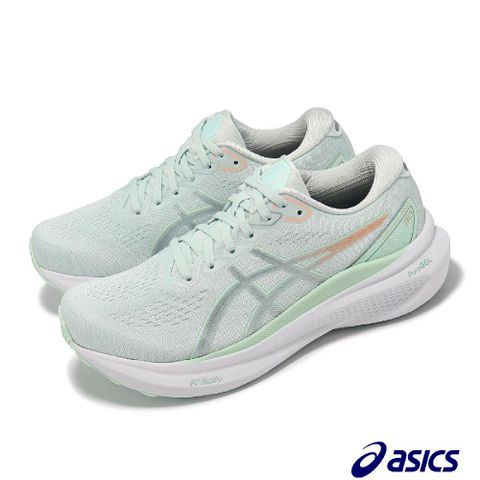 Asics 亞瑟士 慢跑鞋 GEL-Kayano 30 女鞋 綠 白 支撐 緩衝 回彈 厚底 運動鞋 1012B357300