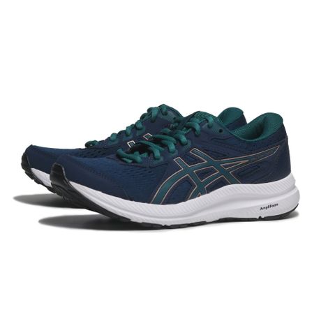 Asics 亞瑟士 慢跑鞋 GEL-CONTEND 8 藍綠 輕量 運動 女 1012B320413