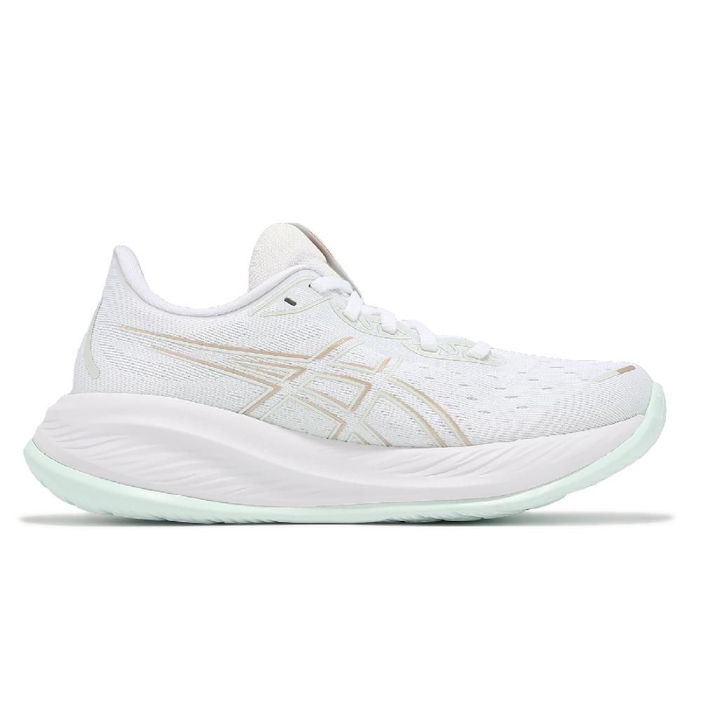 Asics 亞瑟士   慢跑鞋 GEL-Cumulus 26 女鞋 白 紫 緩衝 厚底 運動鞋 1012B599100