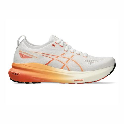 Asics 亞瑟士 Gel-kayano 31 [1012B670-100] 女 慢跑鞋 運動 路跑 穩定 舒適 緩震 白 橘