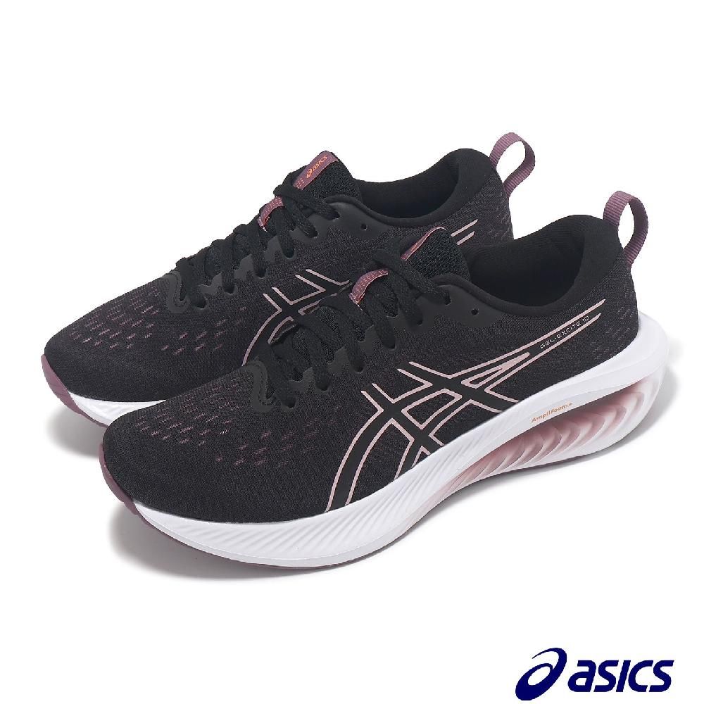 Asics 亞瑟士   慢跑鞋 GEL-Excite 10 女鞋 黑 粉 緩衝 入門款 亞瑟膠 運動鞋 1012B418007