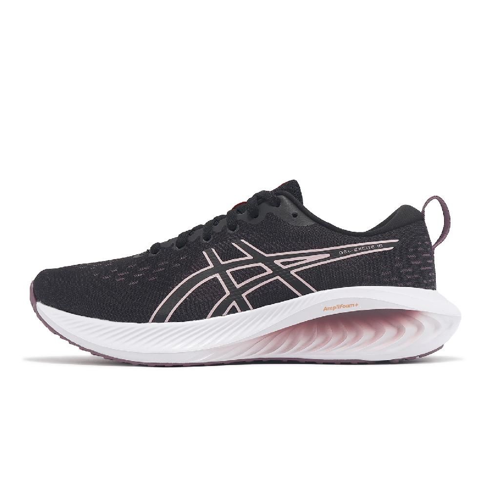 Asics 亞瑟士   慢跑鞋 GEL-Excite 10 女鞋 黑 粉 緩衝 入門款 亞瑟膠 運動鞋 1012B418007