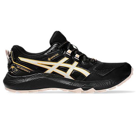 Asics 亞瑟士 Gel-sonoma 7 Gtx [1012B414-005] 女 慢跑鞋 越野跑鞋 戶外 防水 黑 金