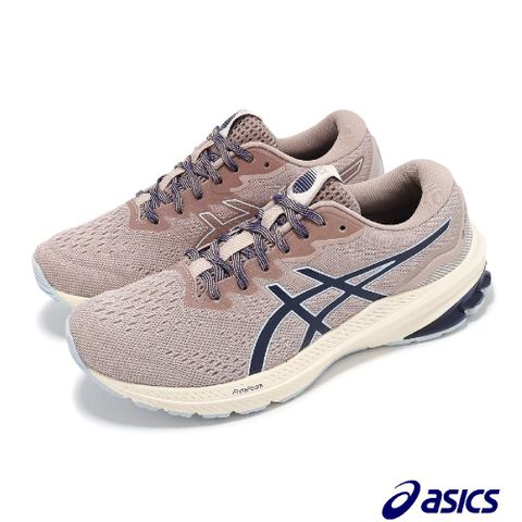 Asics 亞瑟士 慢跑鞋 GT-1000 11 D 女鞋 寬楦 棕 米白 支撐 回彈 運動鞋 1012B523250