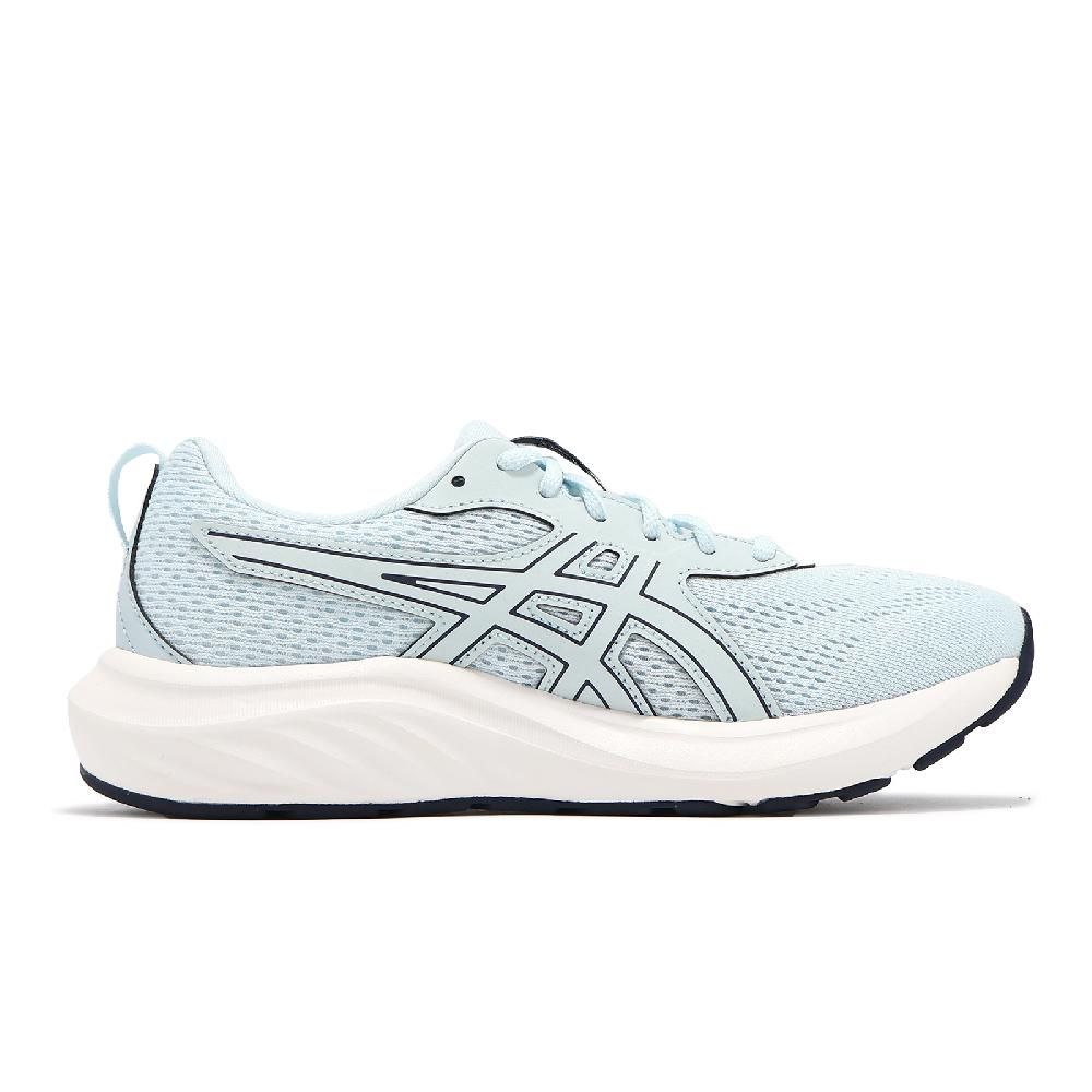 Asics 亞瑟士   慢跑鞋 GEL-Contend 9 D 女鞋 寬楦 藍白 緩衝 支撐 運動鞋 1012B789400