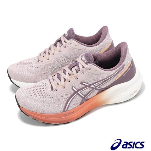 Asics 亞瑟士 慢跑鞋 GT-1000 13 女鞋 粉紫 橘 支撐 亞瑟膠 緩衝 運動鞋 1012B663700