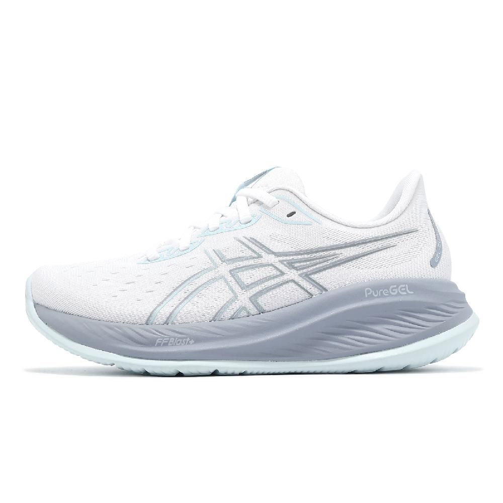 Asics 亞瑟士   慢跑鞋 GEL-Cumulus 26 女鞋 白 藍 緩衝 厚底 運動鞋 1012B599102