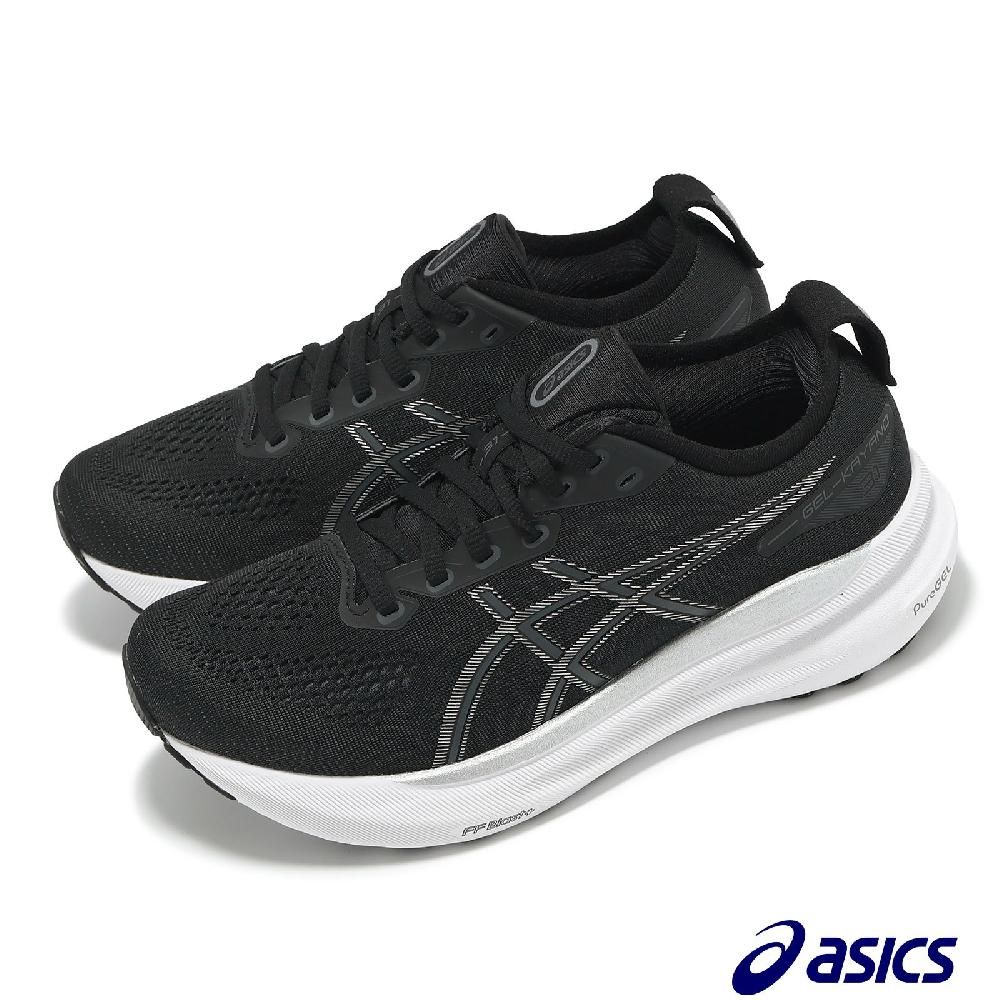 Asics 亞瑟士   慢跑鞋 GEL-Kayano 31 D 女鞋 寬楦 黑 白 支撐 緩衝 運動鞋 1012B671002