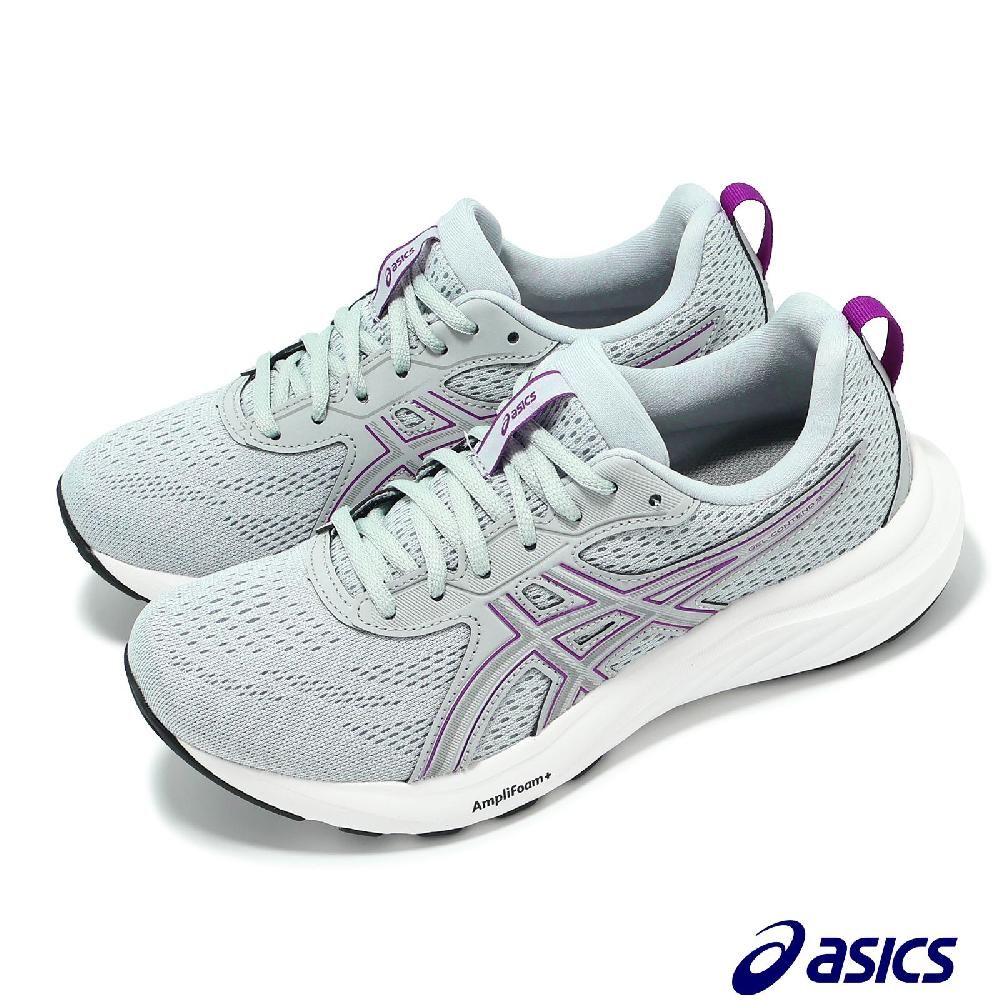 Asics 亞瑟士   慢跑鞋 GEL-Contend 9 D 女鞋 寬楦 灰紫 緩衝 支撐 運動鞋 1012B678020