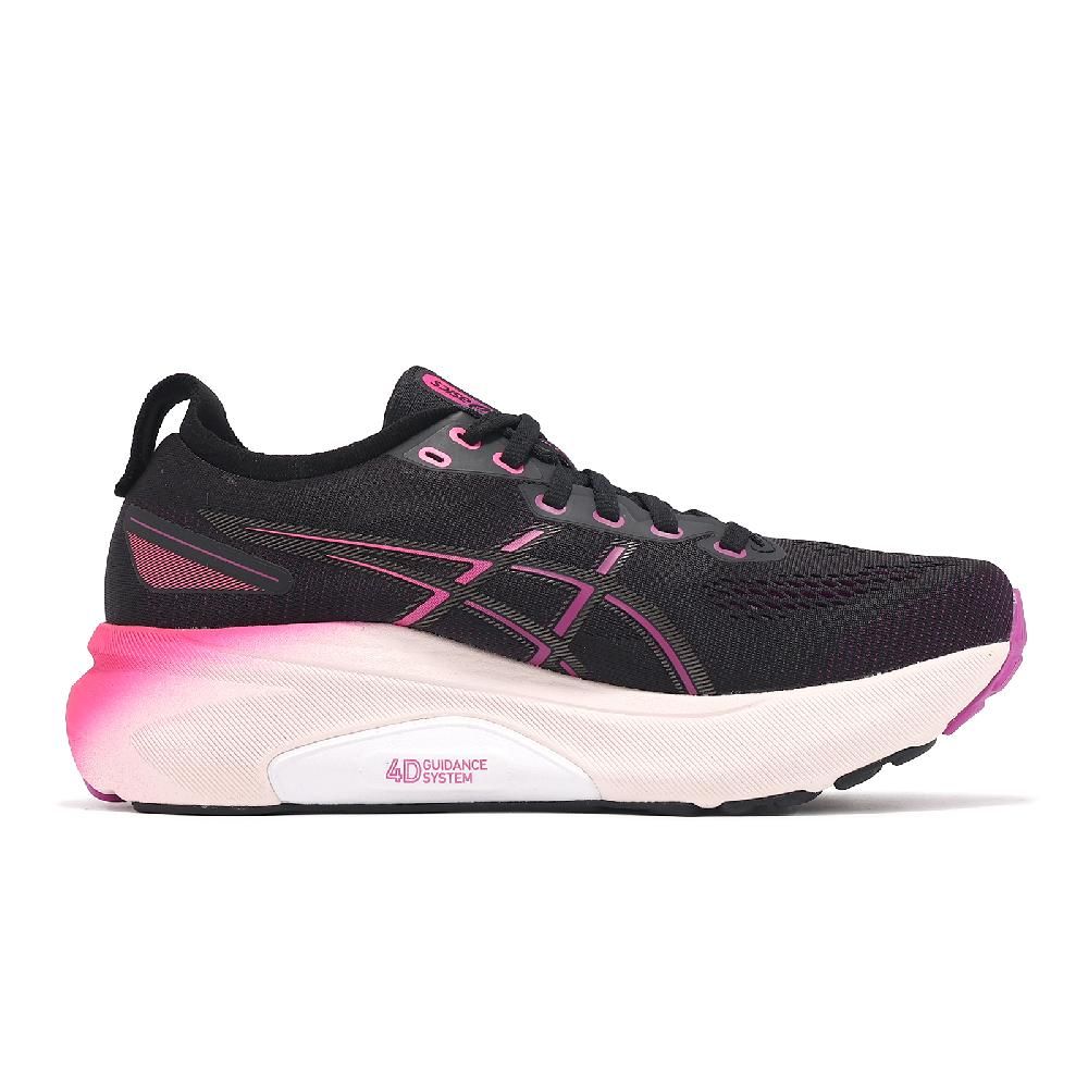 Asics 亞瑟士 慢跑鞋 GEL-Kayano 31 女鞋 黑 桃紅 支撐 緩衝 厚底 運動鞋 1012B670003