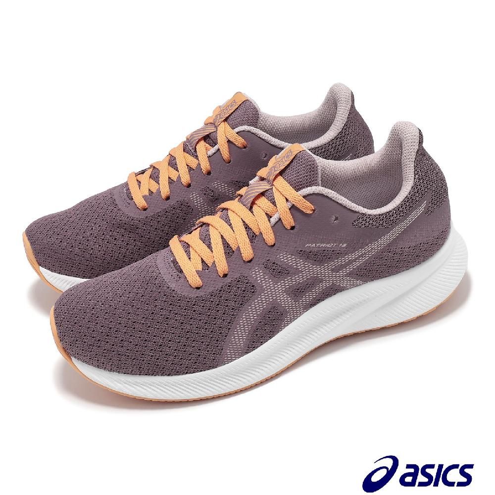 Asics 亞瑟士   慢跑鞋 Patriot 13 女鞋 紫 橘 緩衝 入門款 透氣 運動鞋 1012B312501