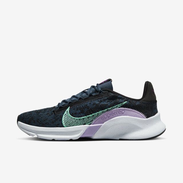 NIKE 耐吉  W SuperRep Go 3 NN FK [DH3393-002] 女 訓練鞋 運動 健身 支撐 輕量 黑綠