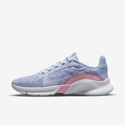 NIKE 耐吉 W SuperRep Go 3 NN FK [DH3393-005] 女 訓練鞋 運動 健身 支撐 輕量 灰藍