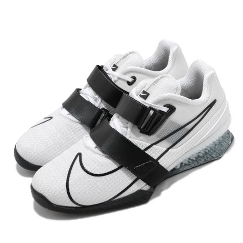 Nike 耐吉 訓練鞋 Romaleos 4 舉重 運動 男鞋 支撐 穩定 重量訓練 健身房 球鞋 白 黑 CD3463-101