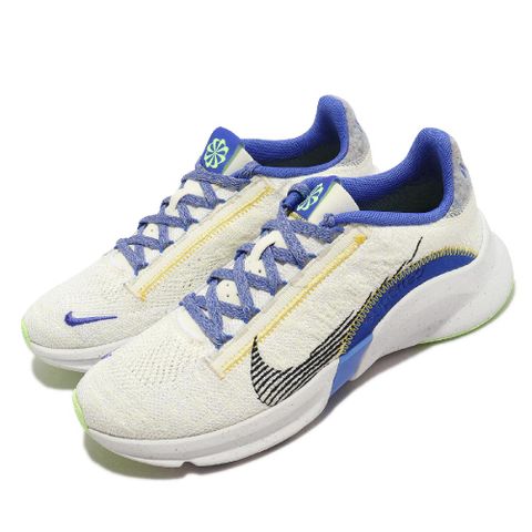 NIKE 耐吉 訓練鞋 Wmns Superrep Go 3 NN FK 女鞋 白 藍 針織鞋面 健身 重訓 運動鞋 DH3393-102