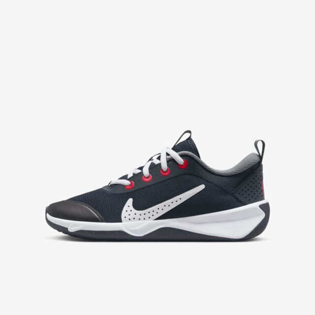  Nike Omni Multi-Court GS [DM9027-402] 大童 運動鞋 訓練 排羽球鞋 室內 深灰藍