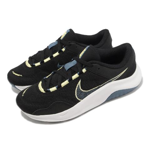 NIKE 耐吉 訓練鞋 Wmns Legend Essential 3 NN 女鞋 黑 藍 健身 重訓 運動鞋 DM1119-006