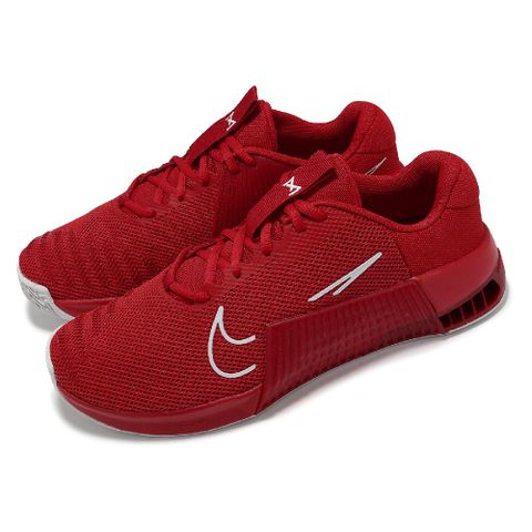 Nike 耐吉 訓練鞋 Metcon 9 男鞋 紅 銀 健身 舉重 穩定 運動鞋 DZ2617-600