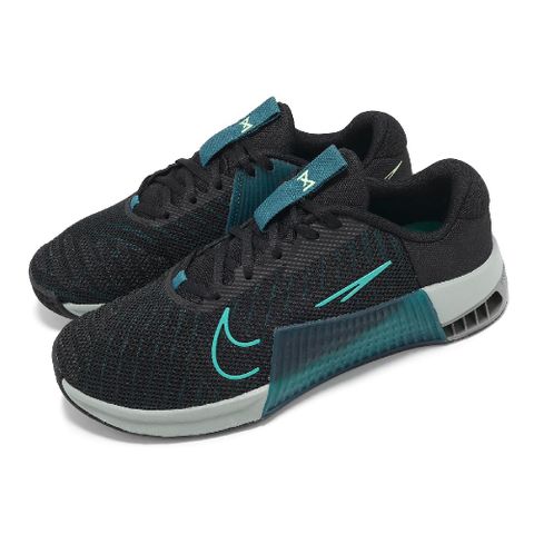 Nike 耐吉 訓練鞋 Metcon 9 黑 藍綠 男鞋 健身 重訓 穩定 運動鞋 DZ2617-003