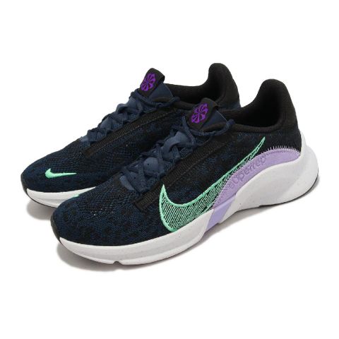 Nike 耐吉 訓練鞋 Wmns Superrep Go 3 NN FK 女鞋 黑 綠 紫 健身 運動鞋 DH3393-002