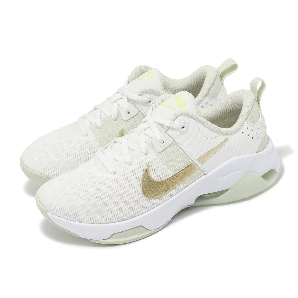 NIKE 耐吉 Nike 耐吉 訓練鞋 Wmns Zoom Bella 6 PRM 女鞋 白 金 氣墊 健身 緩震 穩定 運動鞋 FJ1589-100