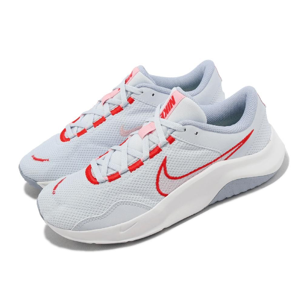 NIKE 耐吉 Nike 耐吉 訓練鞋 Wmns Legend Essential 3 NN 女鞋 灰 粉 重訓 支撐 運動鞋  DM1119-005