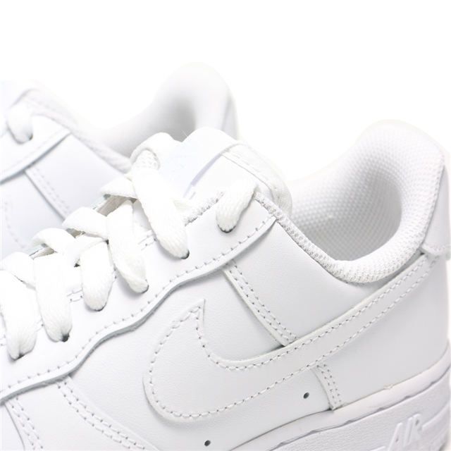 NIKE 休閒鞋AIR FORCE 1 ESS 全白經典款基本款皮革女DD8959-100