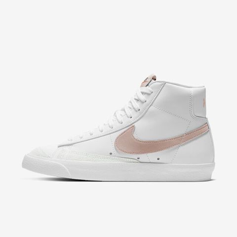 NIKE 耐吉 Wmns Blazer Mid 77 [CZ1055-118] 女 休閒鞋 經典 復古 中高筒 穿搭 白粉