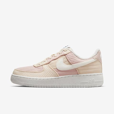 NIKE 耐吉 Wmns Air Force 1 '07 LXX NN [DH0775-201] 女 休閒鞋 經典 絨毛 裸粉