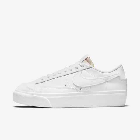 NIKE 耐吉 Wmns Blazer Low Platform [DJ0292-100] 女 休閒鞋 經典 厚底 簡約 白