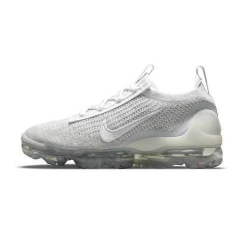 NIKE 耐吉 W Vapormax Flyknit 2021 女鞋鞋 灰白 氣墊 休閒鞋 DC4112-100