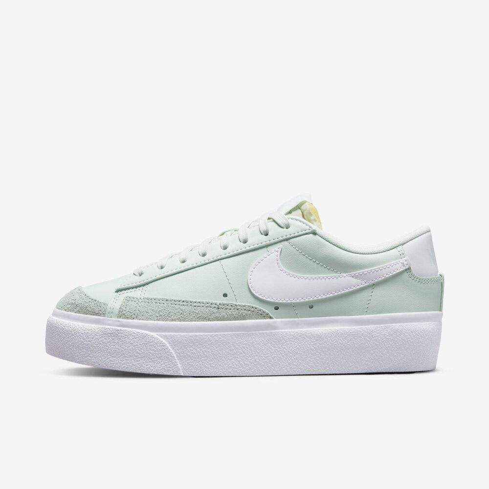 Nike W Blazer Low Platform [DJ0292-300] 女休閒鞋經典厚底簡約薄荷綠