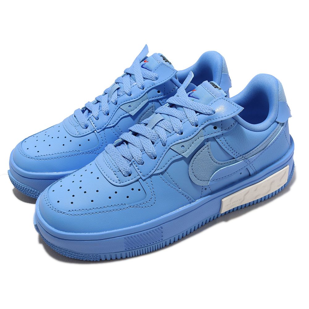 Nike 休閒鞋Air Force 1 Fontanka 女鞋水藍AF1 University Blue DH1290