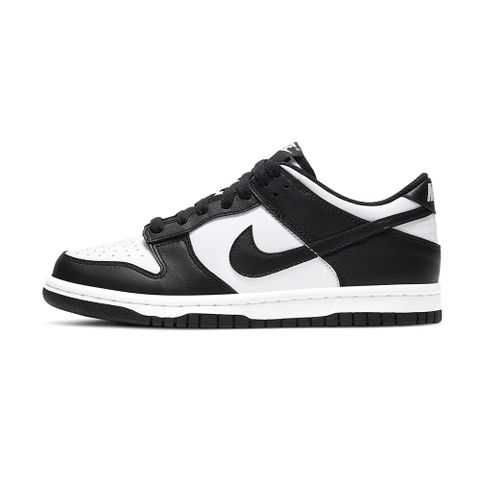 Nike Dunk GS 女鞋 大童鞋 黑色 白色 熊貓 簡約 皮革 滑板鞋 休閒鞋 CW1590-100
