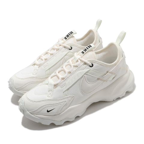 Nike 休閒鞋 Wmns TC 7900 仙女鞋 厚底 反光 米白 白 女鞋 DD9682-100