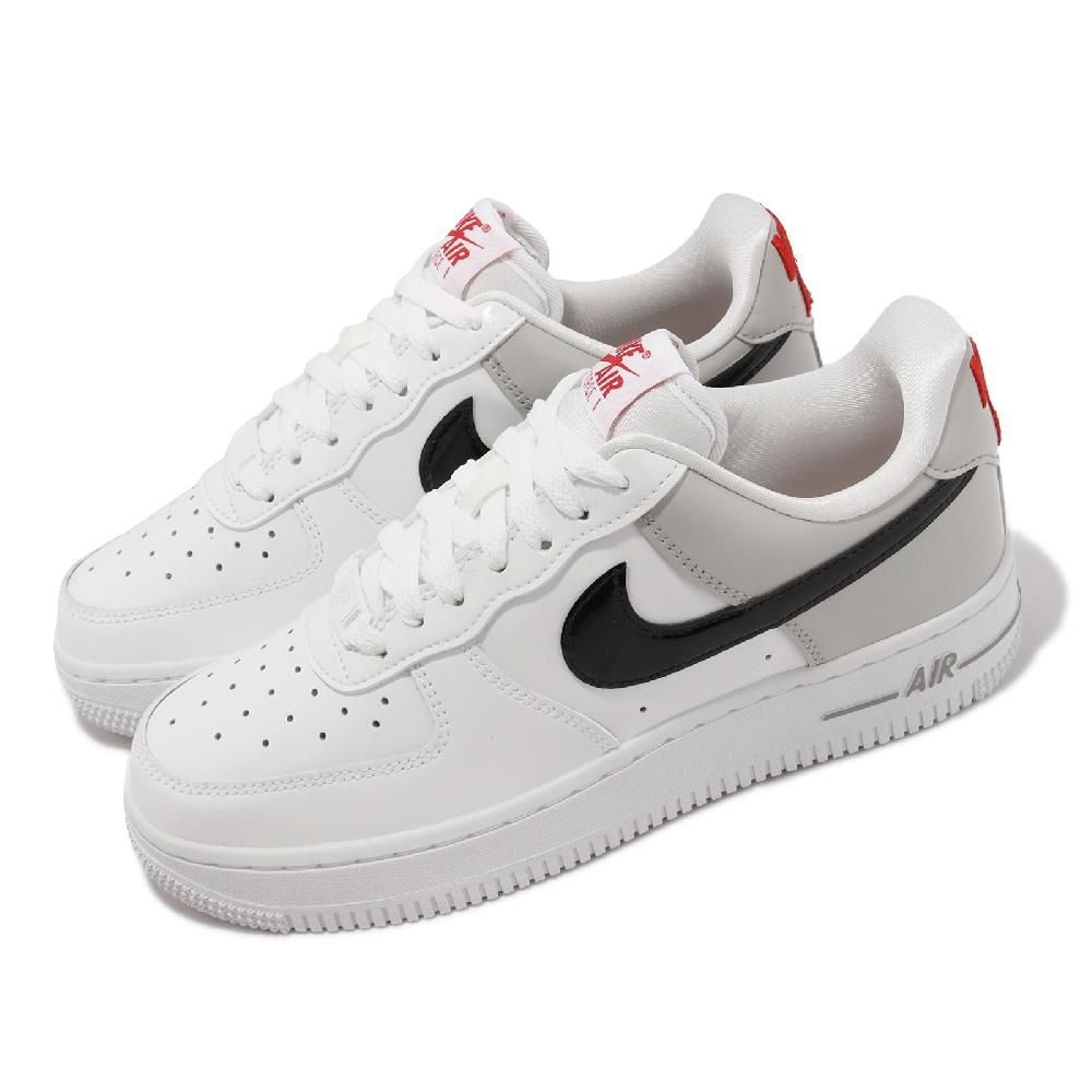 Nike Wmns Air Force 1 07 ESS SNKR 白黑灰女鞋男鞋AF1 漆皮DQ7570-001