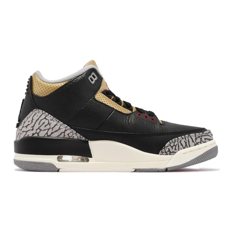 Nike Wmns Air Jordan 3 Retro 女鞋男鞋黑金Black Gold 喬丹3代CK9246