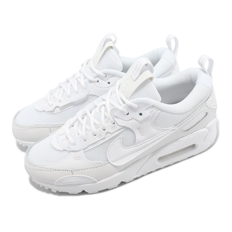 Nike 休閒鞋Wmns Air Max 90 Futura 女鞋白Triple White 小白鞋DM9922