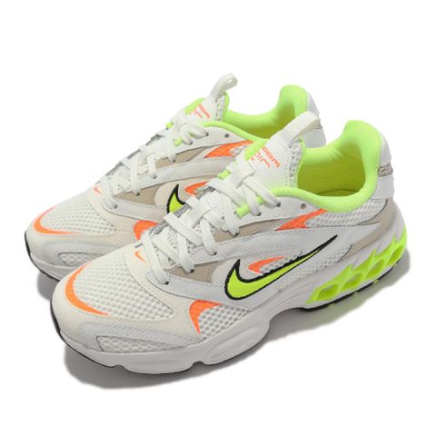 Nike 休閒鞋 Zoom Air Fire 運動 女鞋 復古鞋型 氣墊 避震 異材質拼接 白 彩 CW3876-104