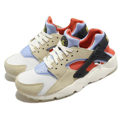 NIKE 耐吉 休閒鞋 Huarache Run GS 大童 女鞋 卡其 紫 陰陽太極 東方元素 緩震 麂皮 DV2196-700