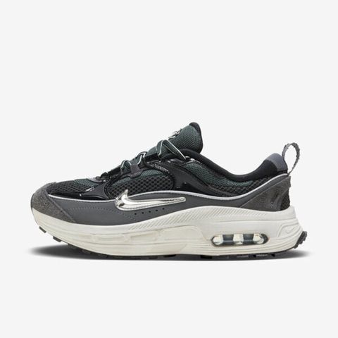 Nike W Air Max Bliss [FD4614-001] 女 休閒鞋 運動 復古 氣墊 刷舊 厚底 增高 黑銀