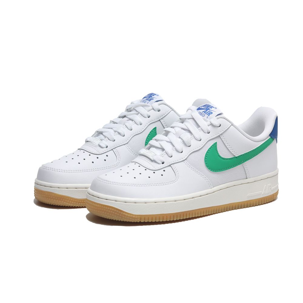 NIKE 耐吉  休閒鞋 AIR FORCE 1 07 AF1 白藍綠 女 DD8959-110