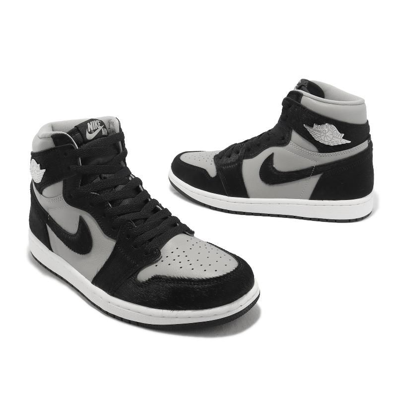 Nike Wmns Air Jordan 1 Retro HI OG 女鞋男鞋灰黑馬毛AJ1 DZ2523-001