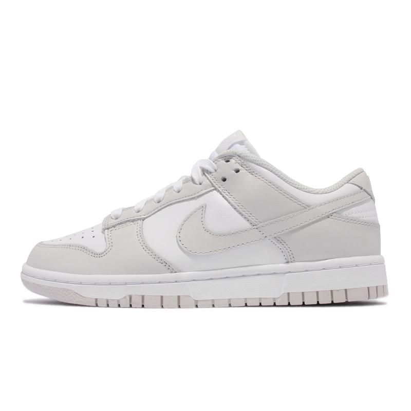 Nike 休閒鞋Wmns Dunk Low 女鞋灰白Photon Dust 經典款DD1503-103