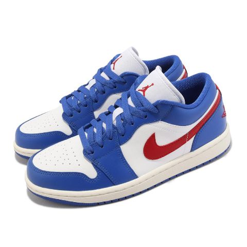 Nike Wmns Air Jordan 1 Low 藍 紅 女鞋 男鞋 AJ1 Sport Blue 喬丹 DC0774-416