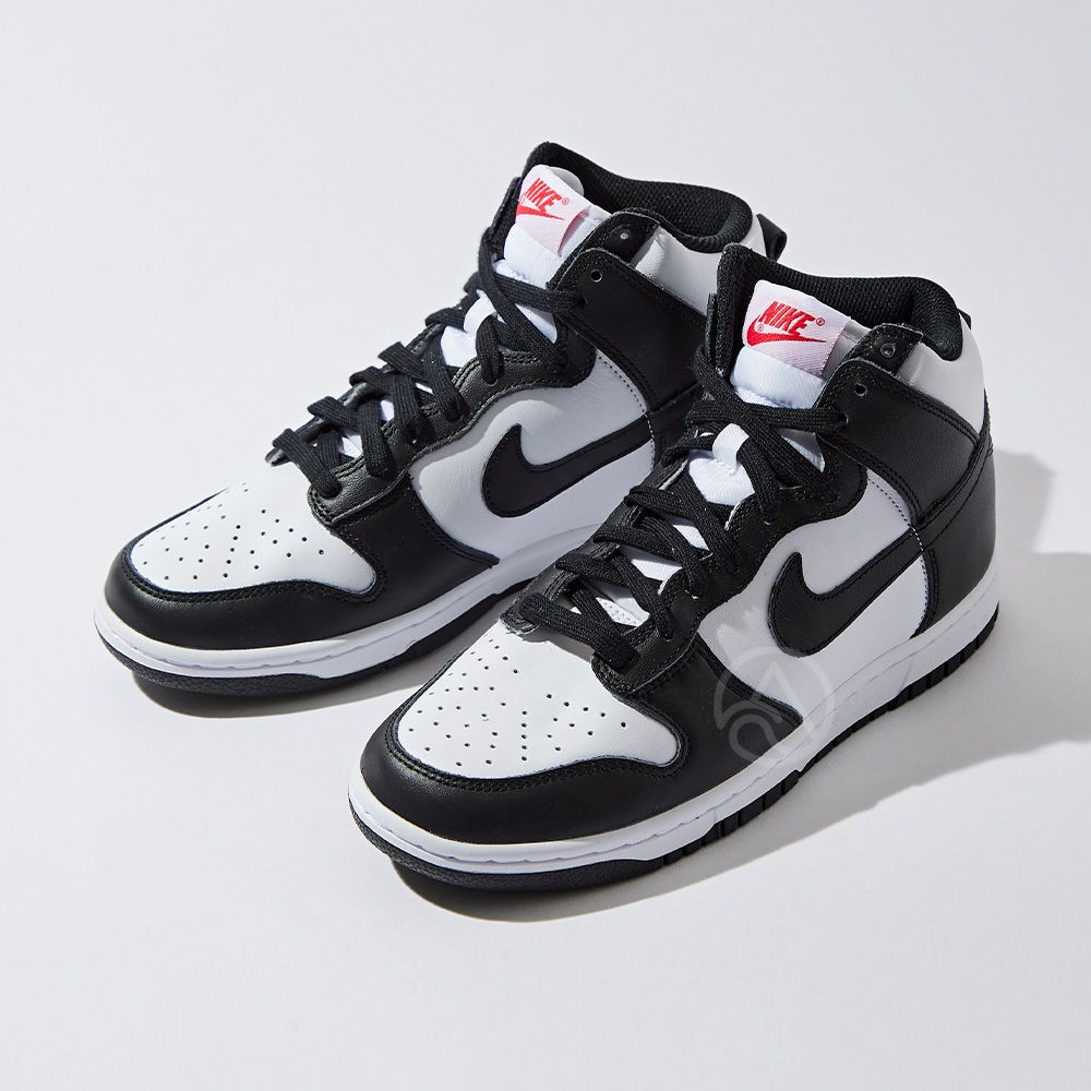 Nike Dunk High “Panda” 女黑白紅LOGO 熊貓高筒休閒鞋DD1869-103