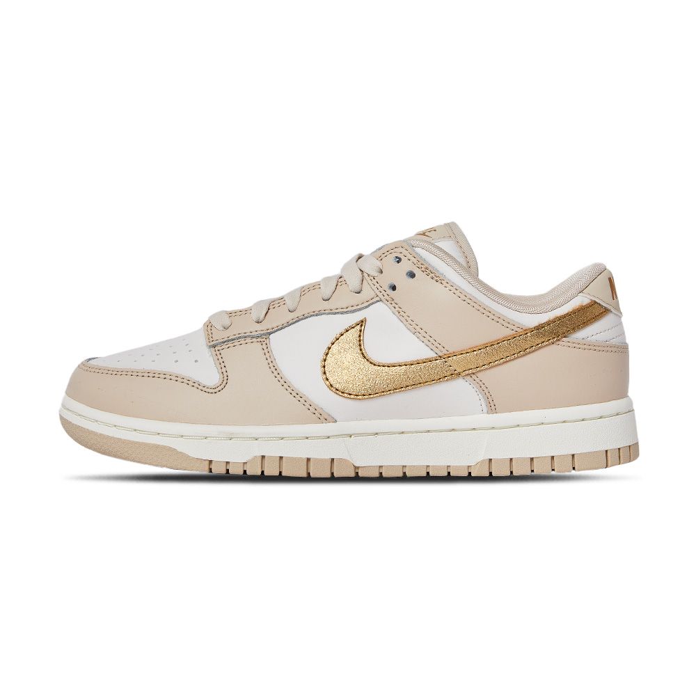 Nike Dunk Low Ess Trend 女奶茶金箔金勾穿搭經典休閒鞋DX5930-001